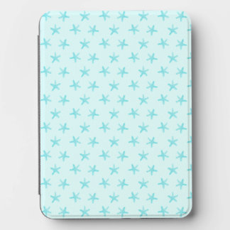 Cute Tropical Teal Blue Starfish Pattern Kindle Cover