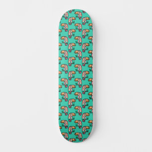 cute tropical toucan bird animal gift for kids skateboard