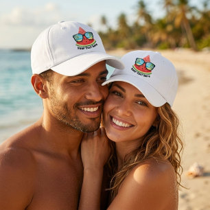 Cute Tropical Watermelon Summer Holiday Custom Hat