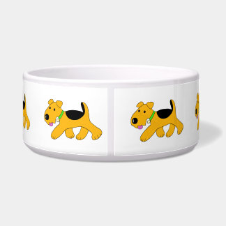 Cute Trotting Puppy Dog Bowl (Large)