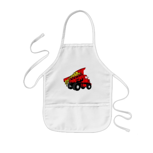 Cute trucks | boys kids' apron (Front)