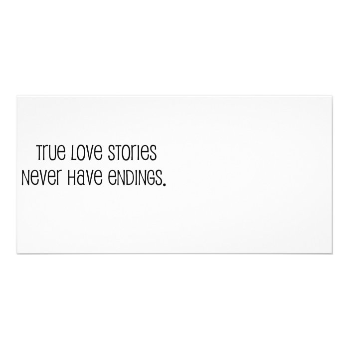 Cute, True love stories marriage quote Picture Card