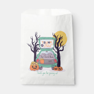 Cute Trunk or Treat Custom Halloween  Favor Bag