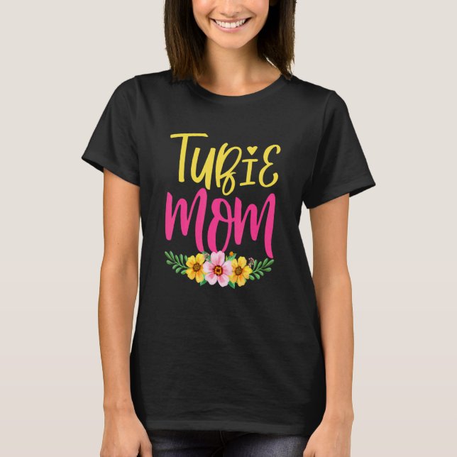 Cute Tubie Mom Feeding Tube Awareness Gastrostomy  T-Shirt (Front)