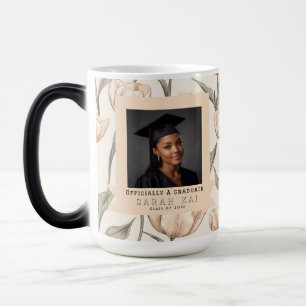 Cute Tulip Flower Graduation Party Color Morph Mug