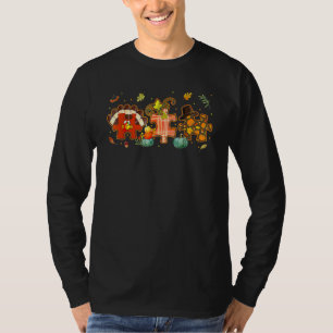 Cute Turkey Autism Awareness Puzzle Boys Girls Tha T-Shirt