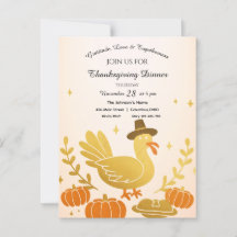 Cute Turkey Fun Family Thanksgiving