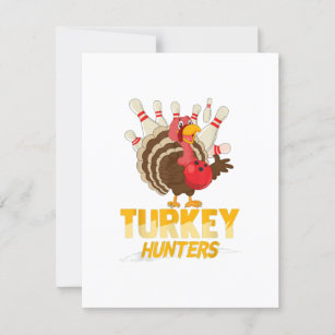 Football Funny Turkey Bowl Business Happy Thanksgiving Cards for Customers