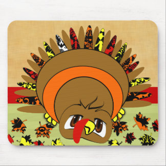 Cute Turkey Mouse Pad
