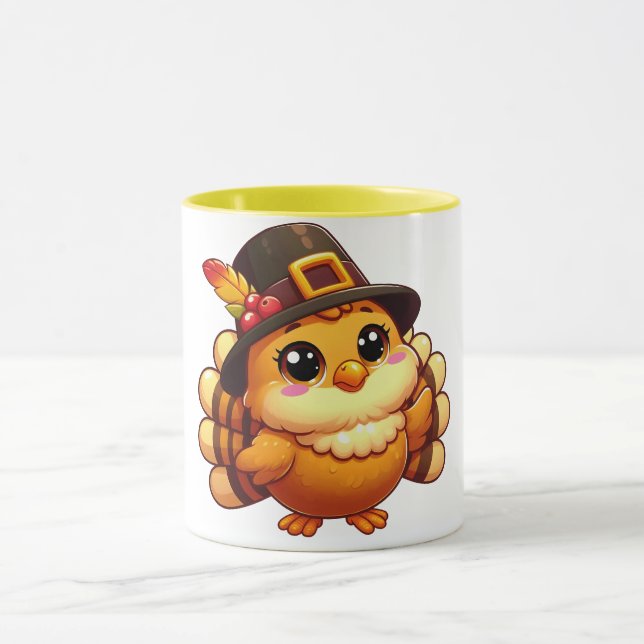 Cute Turkey Mug #2 (Center)