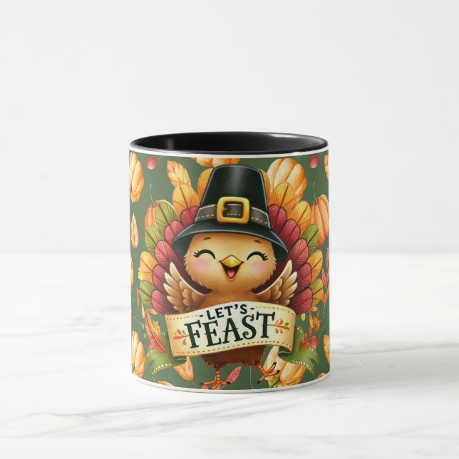 cute turkey mug 4 (Center)