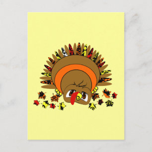 Cute Turkey Postcard