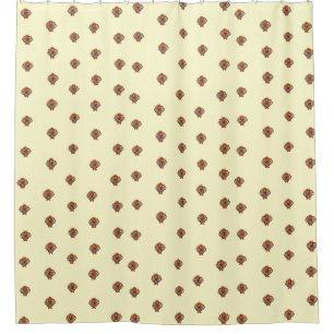 Cute turkey shower curtain