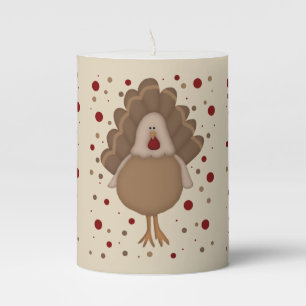 Cute Turkey Thanksgiving Candle