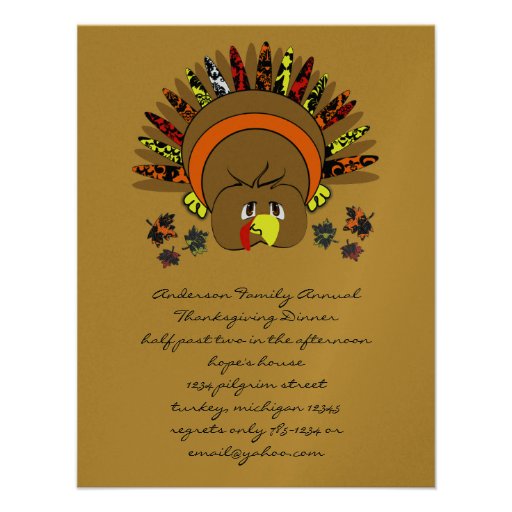 Cute Thanksgiving Invitations 8