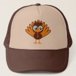 Cute Turkey Trucker Hat at Zazzle