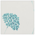 Cute Turquoise Flowers Fabric