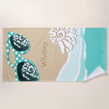 Cute Turquoise Sunglasses Mirror Shell Name Coast