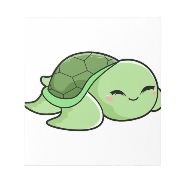 Cute Turtle 1 Notepad (Front)