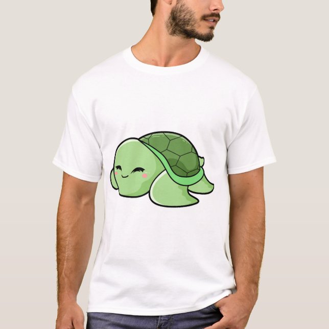 Cute Turtle 1 T-Shirt (Front)