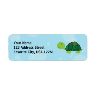 Turtle Labels, Turtle Address Labels, Return Address Labels, Shipping ...