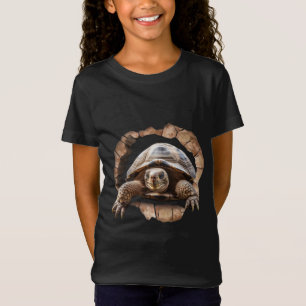 Cute Turtle Animation Effects. T-Shirt