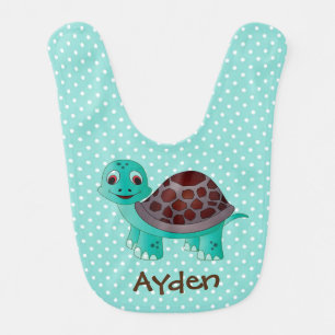 Cute Turtle Baby Bib