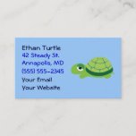 Cute Turtle Business Cards