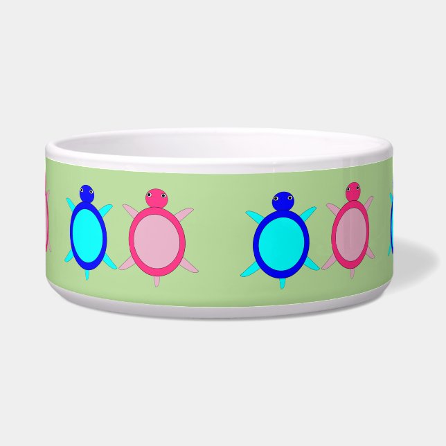 Cute Turtle Couple Bowl (Front)
