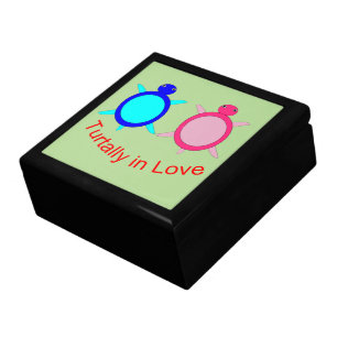 Cute Turtle Couple Gift Box