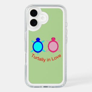 Cute Turtle Couple iPhone 16 Case