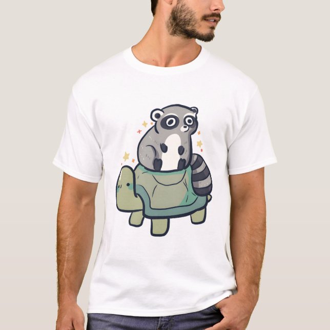 Cute turtle Delight � Cute Animal Art T-Shirt (Front)