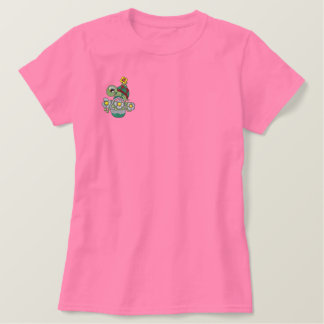Cute Turtle Embroidered Shirt