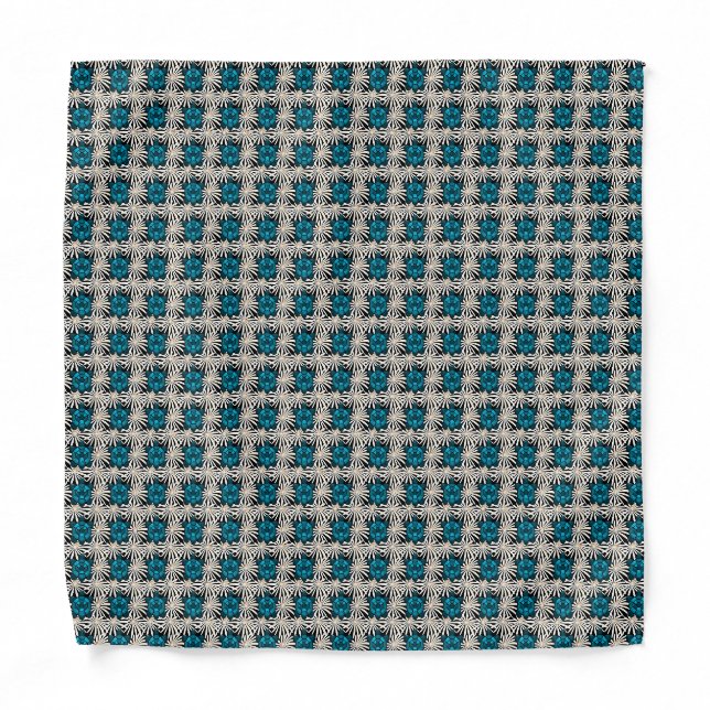 Cute Turtle Floral pattern  Bandana (Front)