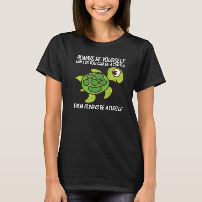 Cute Turtle For Men Women Sea Turtle Reptile Anima T-Shirt (Front)