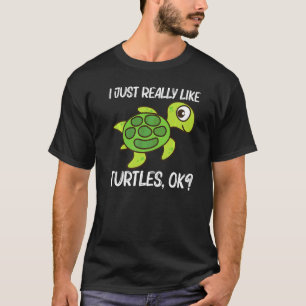 Cute Turtle For Men Women Sea Turtle Reptile Anima T-Shirt