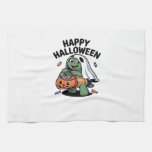 Cute Turtle Ghost Costume � Adorable Halloween Tri Kitchen Towel