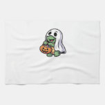 Cute Turtle Ghost Costume � Adorable Halloween Tri Kitchen Towel