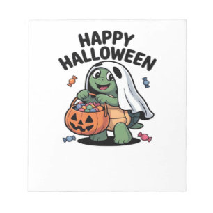Cute Turtle Ghost Costume � Adorable Halloween Tri Notepad