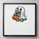 Cute Turtle Ghost Costume � Adorable Halloween Tri Peel And Stick Photo Tile