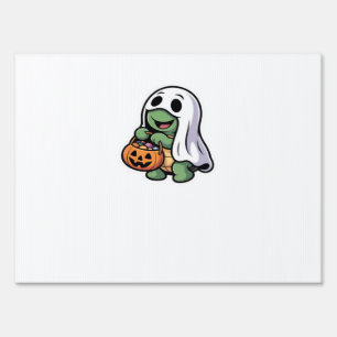 Cute Turtle Ghost Costume � Adorable Halloween Tri Sign