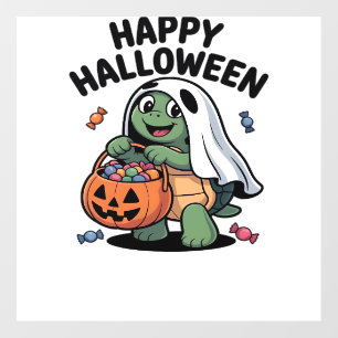 Cute Turtle Ghost Costume � Adorable Halloween Tri Wall Decal