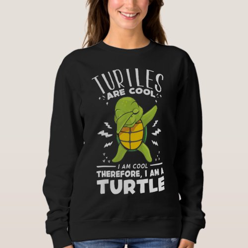 Cute Turtle  Graphic Women Men Kids Turtle Sweatshirt