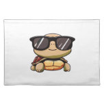 Cute Turtle Halloween 2023 sunglasses Costume Over Cloth Placemat