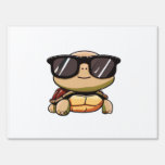 Cute Turtle Halloween 2023 sunglasses Costume Over Sign