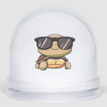 Cute Turtle Halloween 2023 sunglasses Costume Over Snow Globe