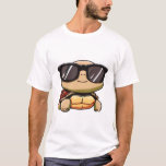 Cute Turtle Halloween 2023 sunglasses Costume Over T-Shirt