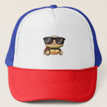 Cute Turtle Halloween 2023 sunglasses Costume Over Trucker Hat