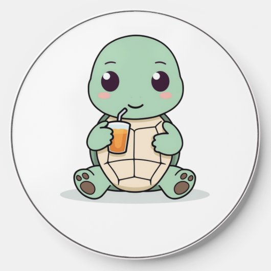 Cute Turtle Kawaii Wireless Charger (Front)