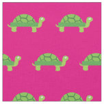 Cute Turtle Kid Baby Nursery Pink Tortoise Fabric